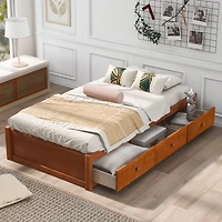 Streamdale Furniture Twin Size Platform Storage Bed With 3 Drawers
