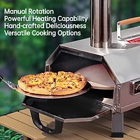 Streamdale Portable Wood Fired Pizza Oven for Outdoor Cooking