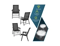 Slickblue 4-Pack Patio Folding Chairs Portable for Outdoor Camping