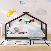 Streamdale Full House Bed Wood