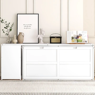 Streamdale Queen Murphy Bed With Rotatable Desk