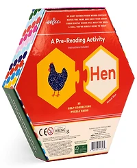 Eeboo Hexagon Puzzle Pairs - Simple Words