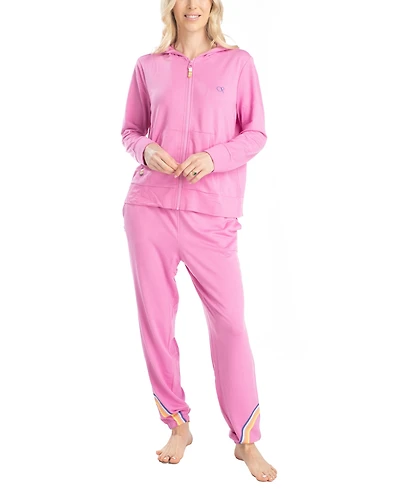Ocean Pacific Women's Day Breakers Hoodie Pj Set
