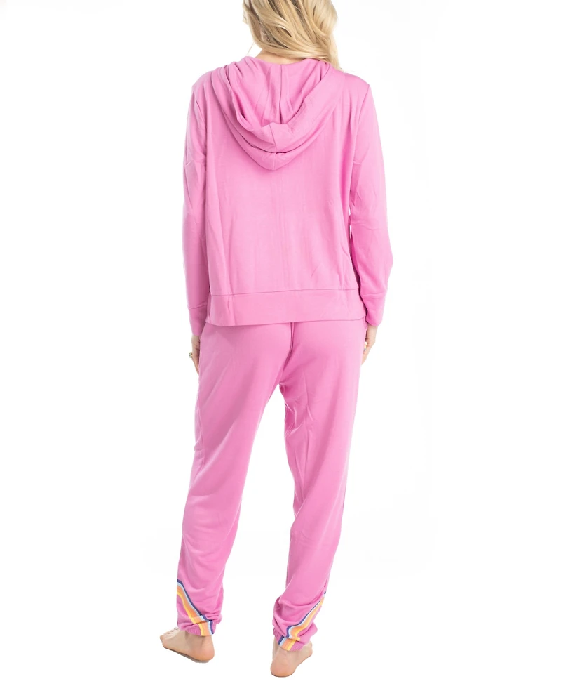 Ocean Pacific Women's Day Breakers Hoodie Pj Set