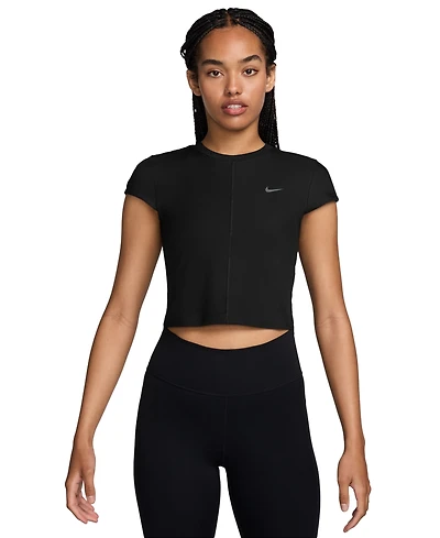 Nike Women's One Fitted Rib Dri-fit Cropped Top