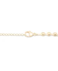 Diamond Bezel Tennis Bracelet (1/2 ct. t.w.) Sterling Silver or 14k Gold-Plated Silver, Created for Macy's