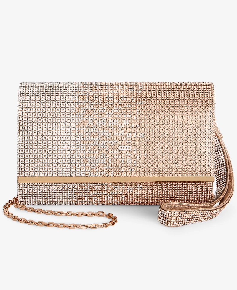 I.n.c. International Concepts Caitlinn Crystal Ombre Mini Clutch Crossbody, Created for Macy's