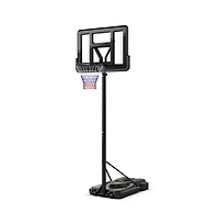 Slickblue Portable Basketball Hoop with 9-Position Adjustable Height