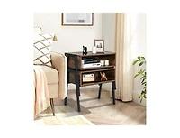 Slickblue 2 Pieces Stackable Night Stand Bedside End Table Set