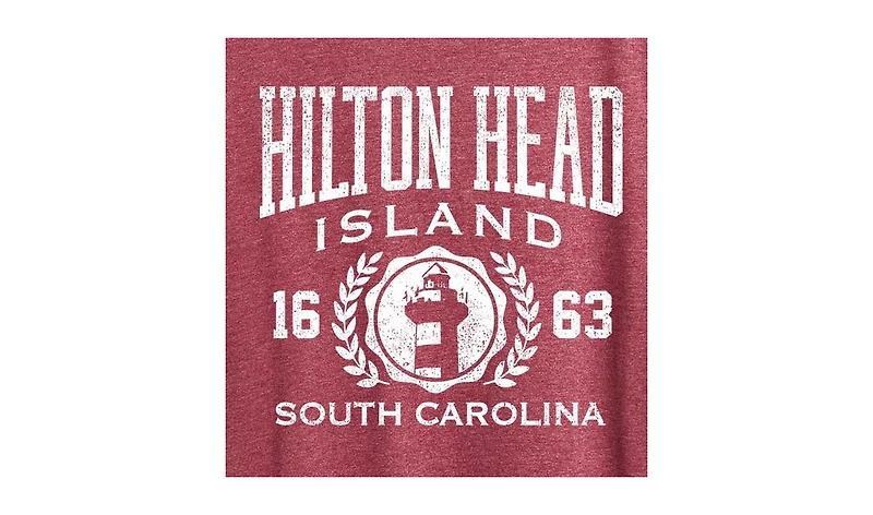 Hybrid Apparel Hilton Head Island Collegiate Plus Graphic T-Shirt