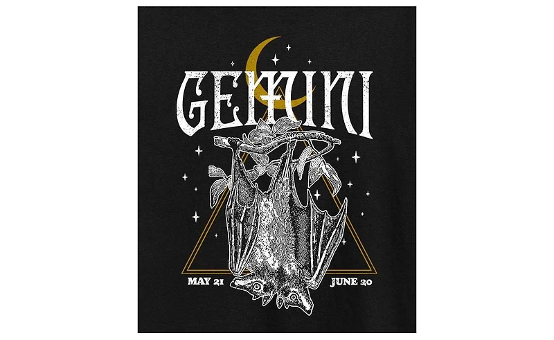 Hybrid Apparel Gemini Bats Plus Graphic T-Shirt