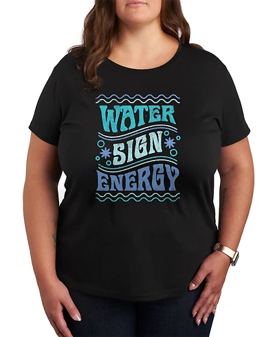 Hybrid Apparel Water Sign Energy Plus Graphic T-Shirt