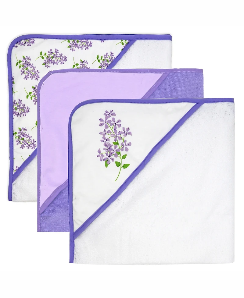 Tendertyme Baby Boys and Girls 8 Piece Hooded Bath Towel Wash Cloth Set