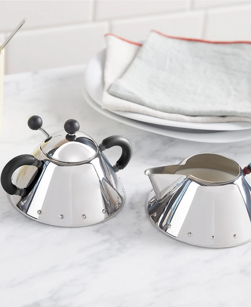 Alessi 6.76 oz. Sugar Bowl with Spoon by Michael Graves