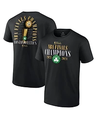 Fanatics Men's Boston Celtics 2024 Nba Finals Champions Fade Away Jumper Roster Signature T-Shirt