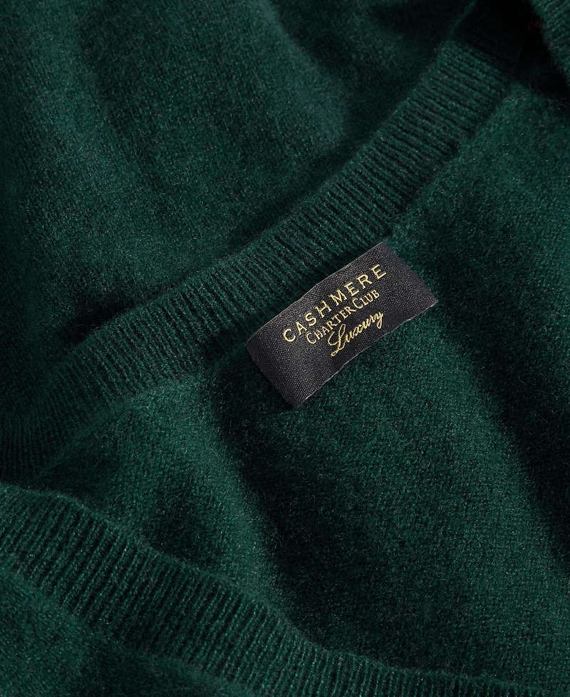 Charter Club 100% Cashmere Women's V-Neck Long-Sleeve Sweater, Macy's Exclusive