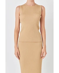 endless rose Women's Ribbed Sleeveless Top