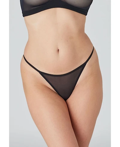 Cuup Women's The String Thong - Mesh