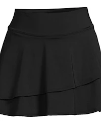 Lands' End Plus High Waisted Tulip Hem Swim Skort