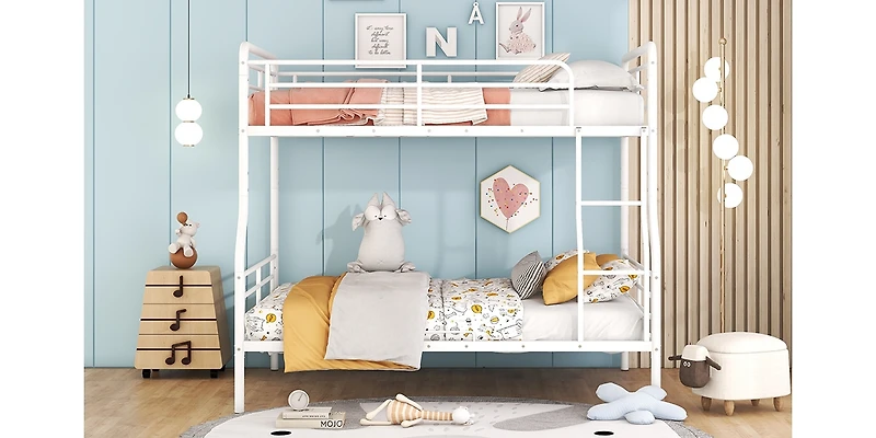 Streamdale Full Xl Over Queen Metal Bunk Bed