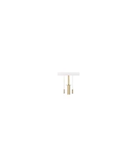 Possini Euro Design Encino Modern Tripod Floor Lamp Standing 60" Tall Brass Gold Metal Off White Fabric Drum Shade for Living Room Bedroom Office