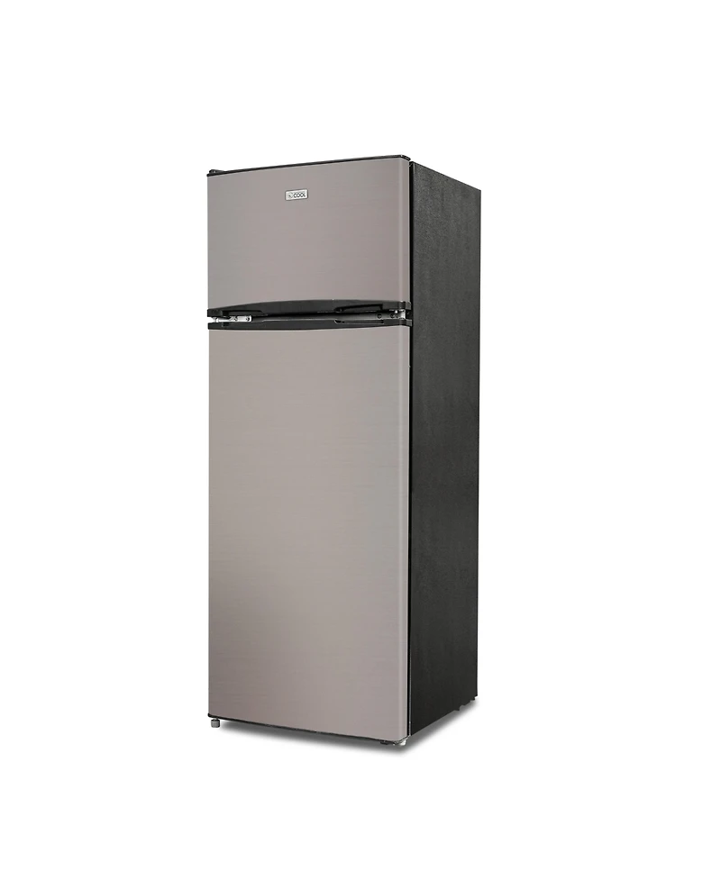 7.7 Cu.Ft. Top Mount Refrigerator - Stainless Steel
