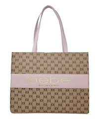 Bebe Serena Large Jacquard Tote Bag