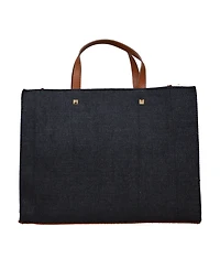 Bebe Rian Denim Tote Bag