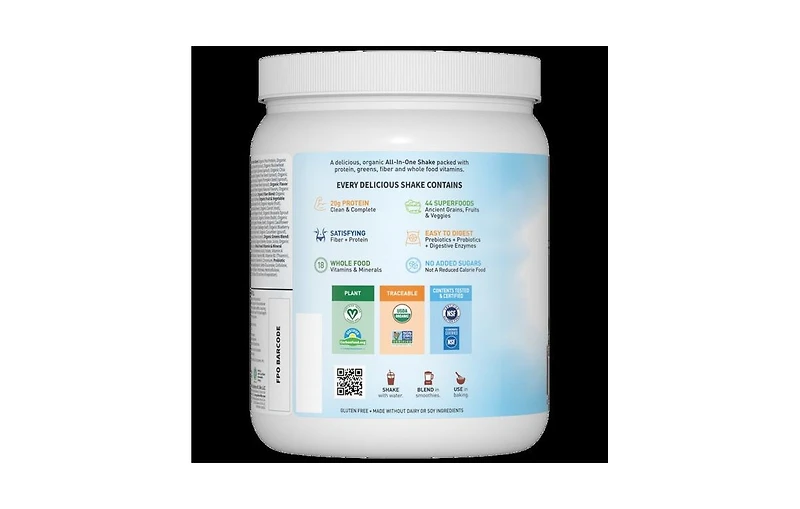 Now Foods,Garden of Life Raw Organic Meal Vanilla Spiced Chai Powder, 557 Grams