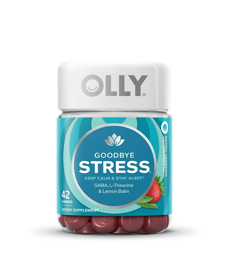 Olly Stress Gummies, 0, Berry Verbena 42 Count