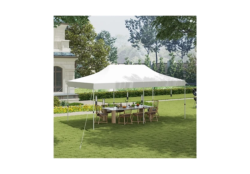 Slickblue 10 x 20 Ft Pop-up Canopy Tent with Carrying Bag