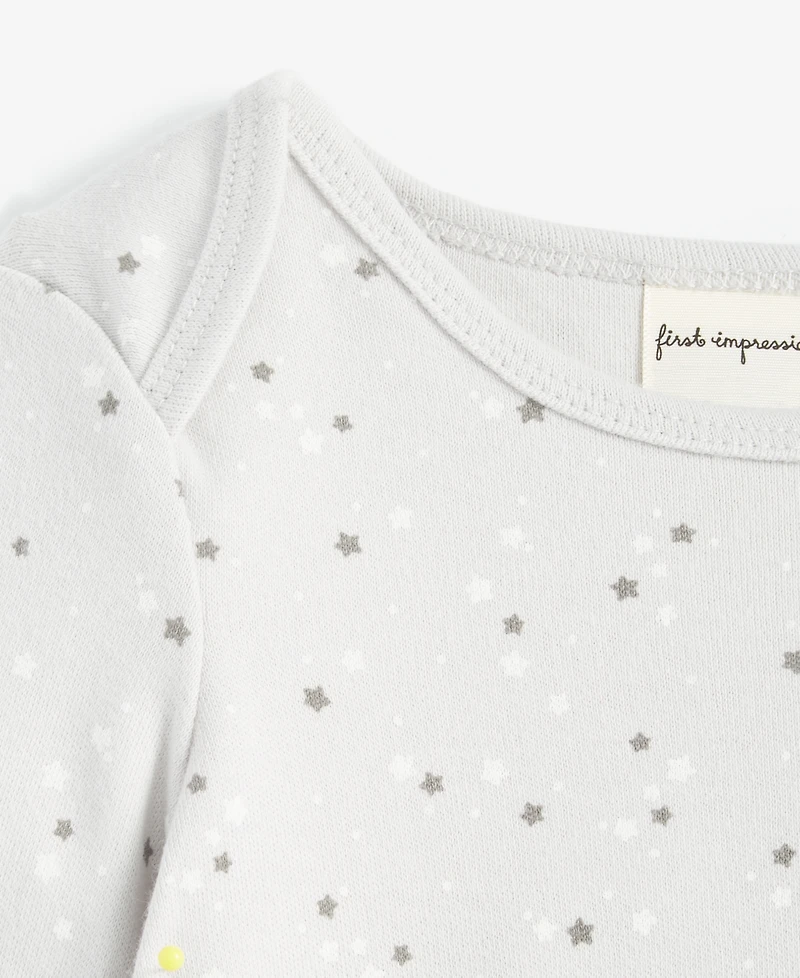 Baby Boy or Girl Cotton Stars Gown, Exclusively at Macy's