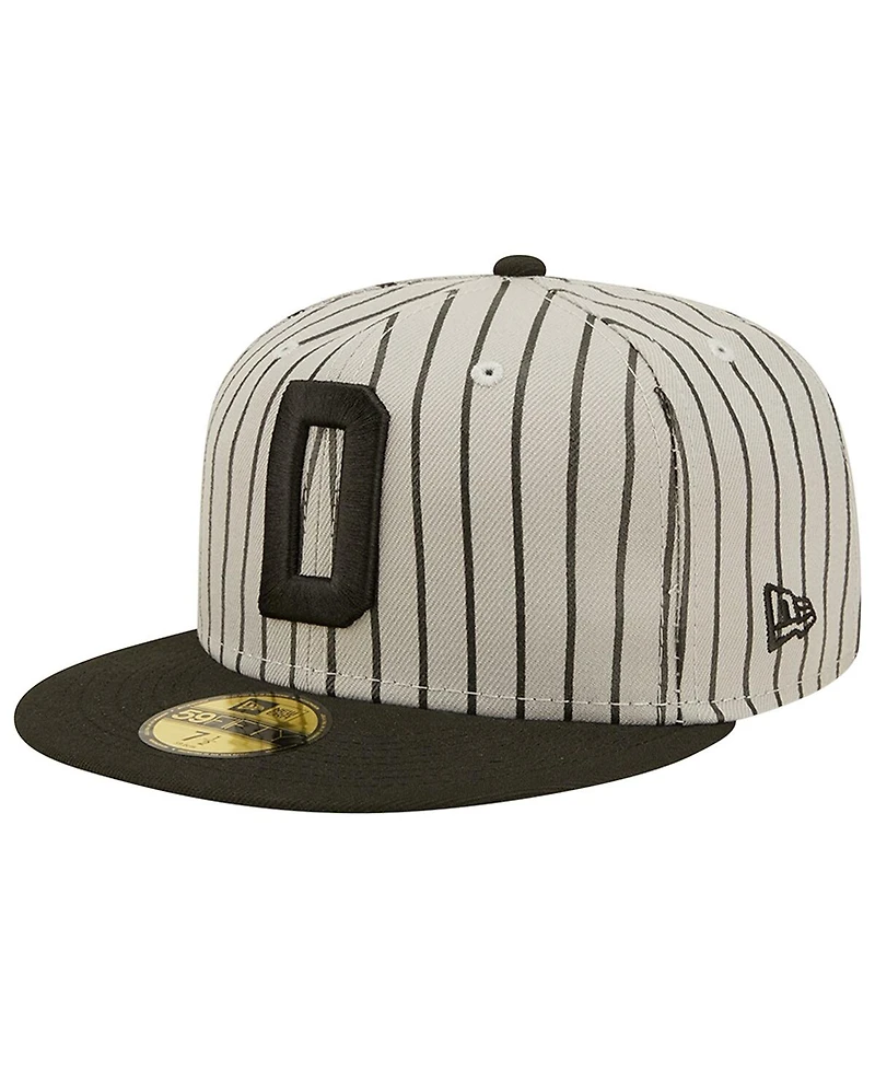 New Era Men's Gray/Black Frisco RoughRiders Theme Night 59FIFTY Fitted Hat