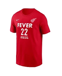 Nike Men's and Women's Caitlin Clark Red Indiana Fever 2024 Wnba Draft Rebel Edition Player Name Number T-Shirt