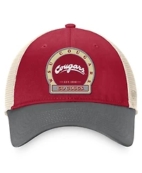 Top of the World Men's Crimson Washington State Cougars Refined Trucker Adjustable Hat