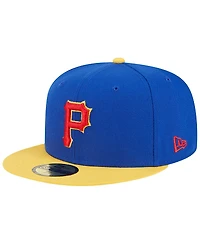 New Era Men's Royal/Yellow Pittsburgh Pirates Empire 59FIFTY Fitted Hat