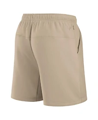 Fanatics Signature Men's and Women's Khaki New York Yankees Elements Super Soft Fleece Shorts