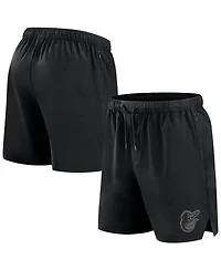 Fanatics Signature Men's Black Baltimore Orioles Front Office Woven Shorts