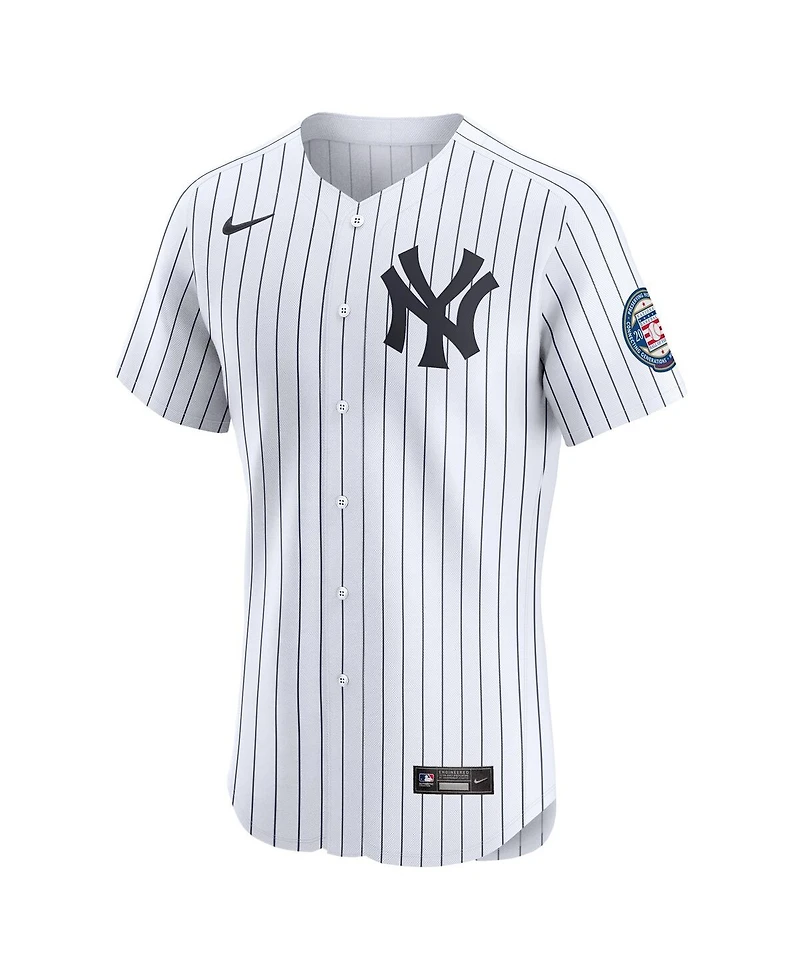 Nike Men's Derek Jeter White New York Yankees Home Elite Jersey
