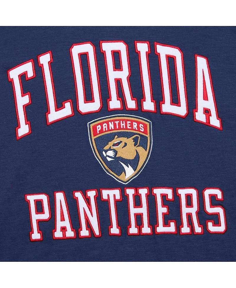 Mitchell & Ness Men's Navy Florida Panthers Legendary Slub T-Shirt