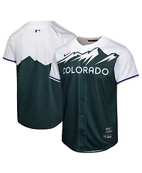Nike Big Boys and Girls Green Colorado Rockies City Connect Limited Jersey