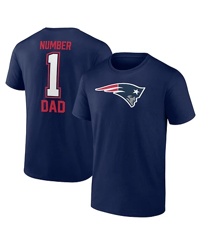 Fanatics Men's Navy New England Patriots 1 Dad T-Shirt