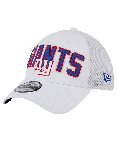New Era Men's White New York Giants Breakers 39THIRTY Flex Hat