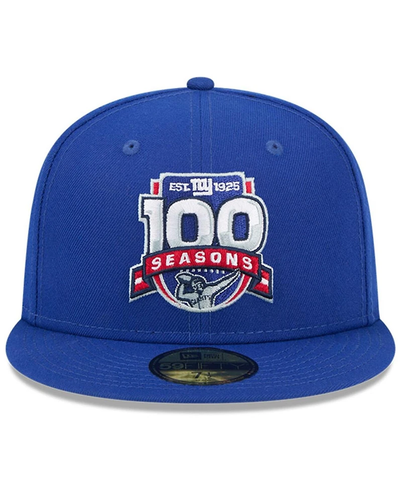 New Era Men's Royal York Giants 100th Season 59FIFTY Fitted Hat