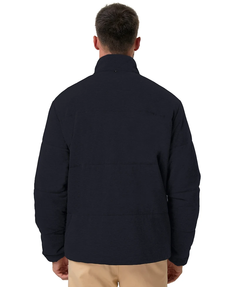 Hawke & Co. Men's Quilted Stretch Full-Zip Jacket