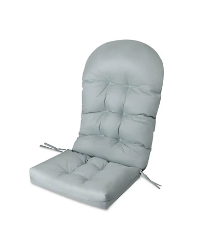 Patio Adirondack Chair Cushion with Fixing Straps and Seat Pad