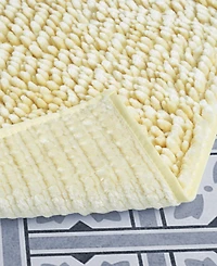 Laura Ashley Butter Chenille 2-Pc. Bath Mat Set