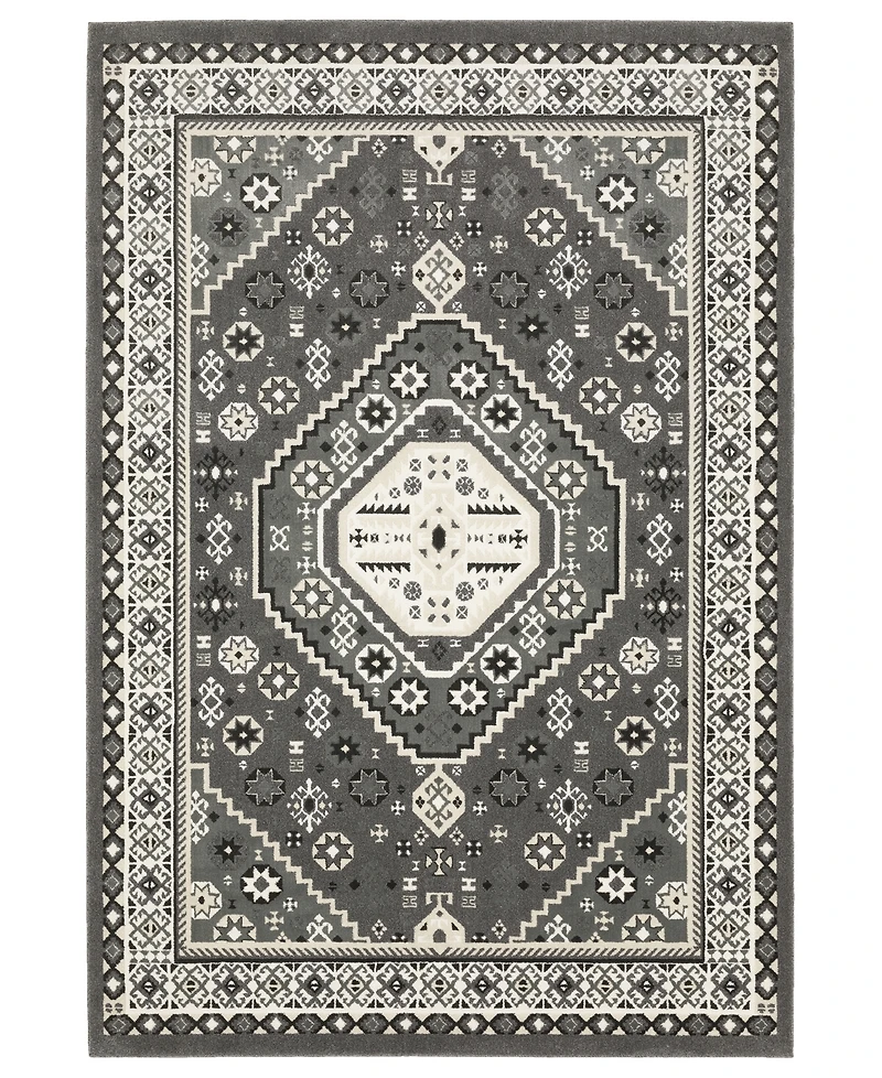 Oriental Weavers Raylan RAY02 2'3x7'6 Runner Area Rug