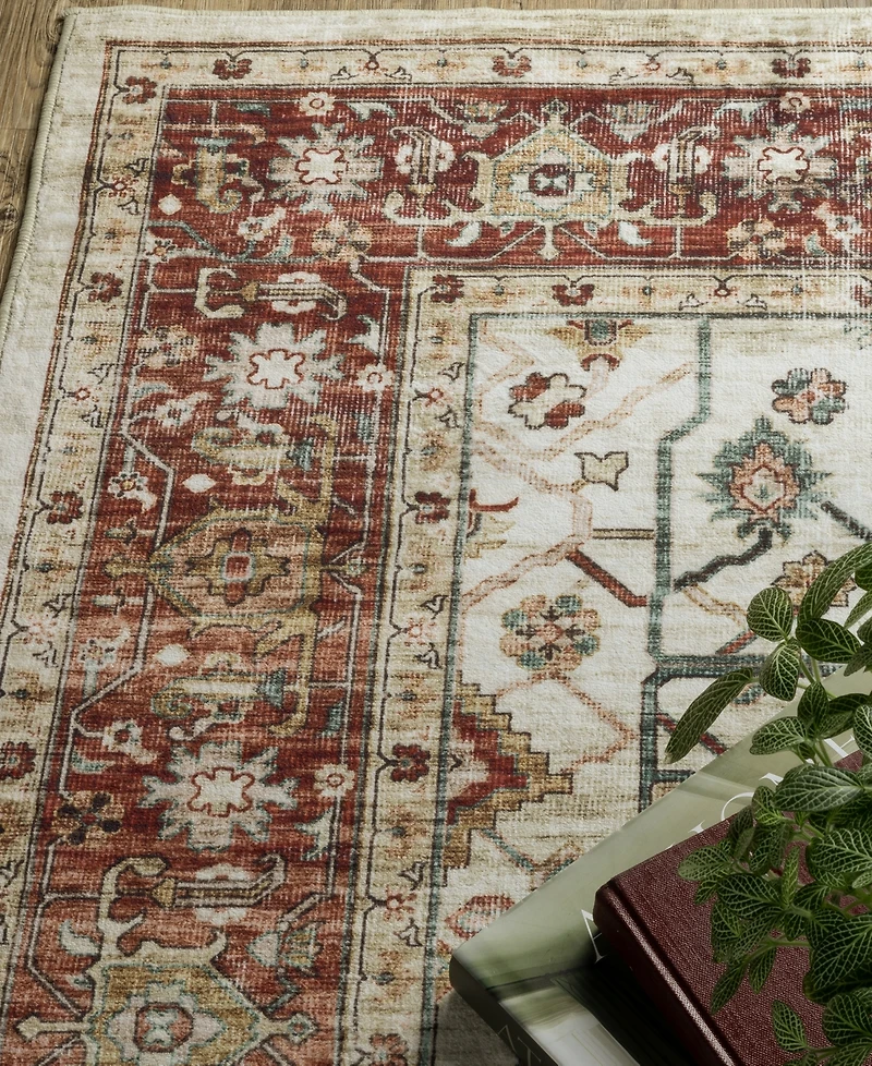 Oriental Weavers Sumter Washable SUM05 2'x8' Runner Area Rug