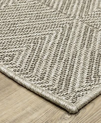 Oriental Weavers Caicos CA08A 1'10x7'6 Runner Area Rug